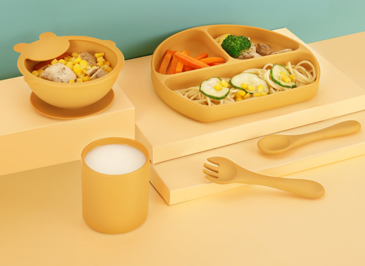silicone baby dinnerware